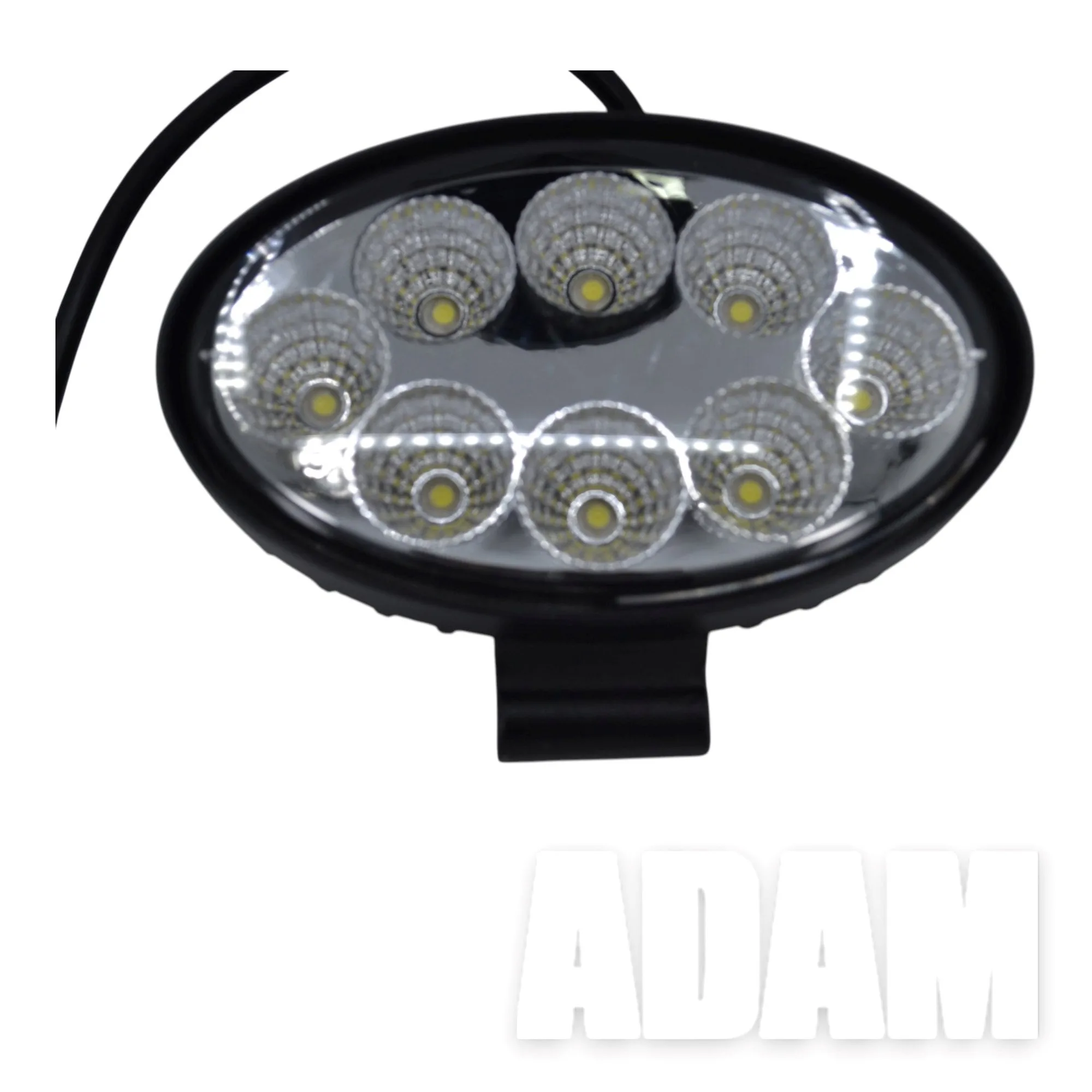 Oval Aydınlatma Çalışma Lambası Beyaz Ledli İş Makinası Traktör Forklift