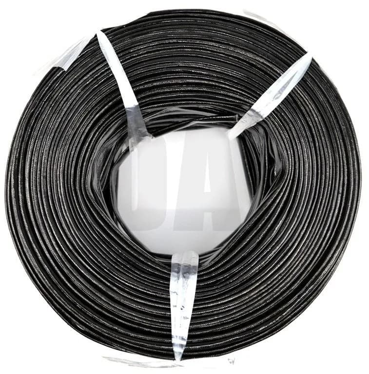 100 Metre 3mm Cam Elyaf Siyah Makaron MT-CM03S