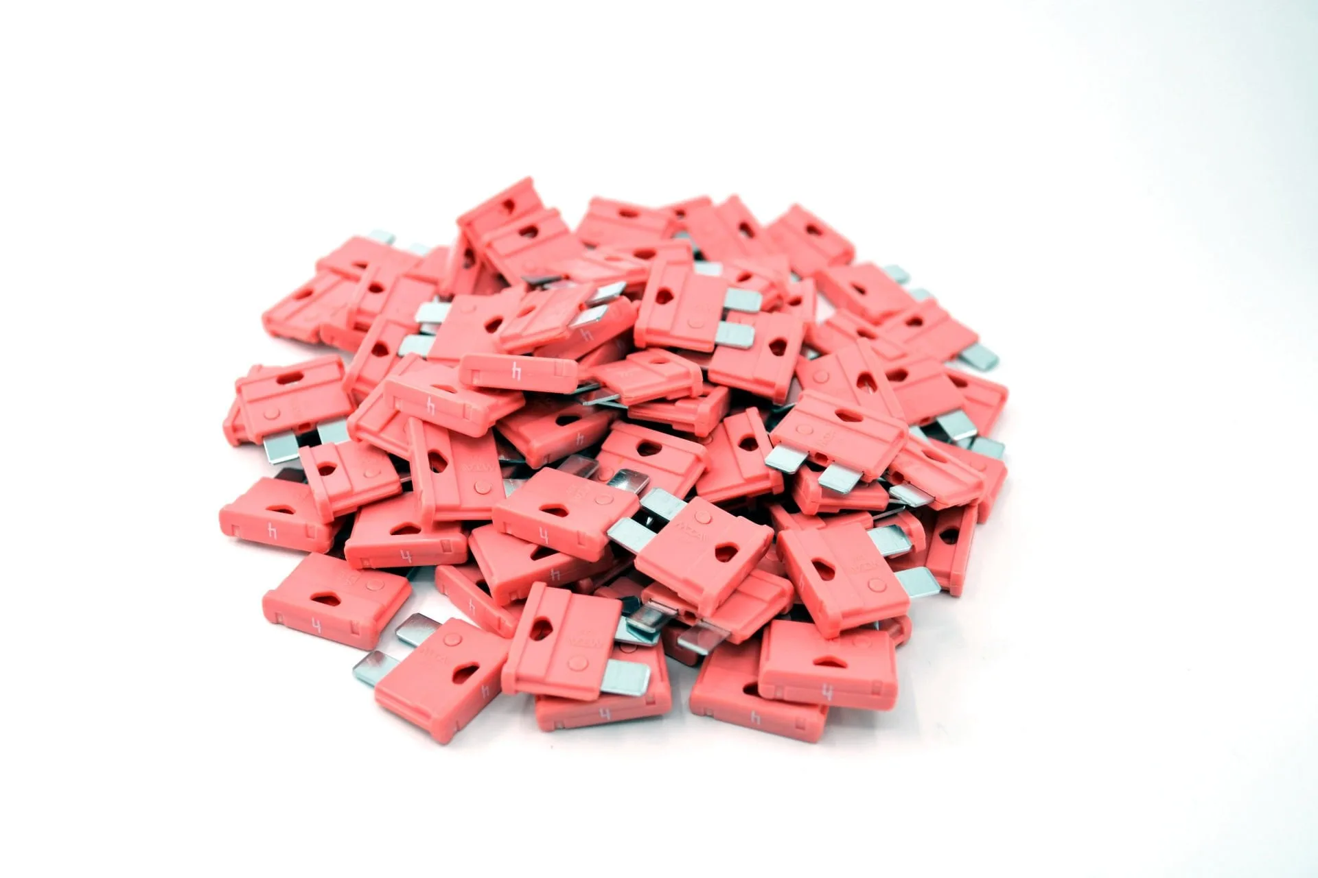 100 Adet 4 Amper Pembe Standart Bıçak Sigorta 4A