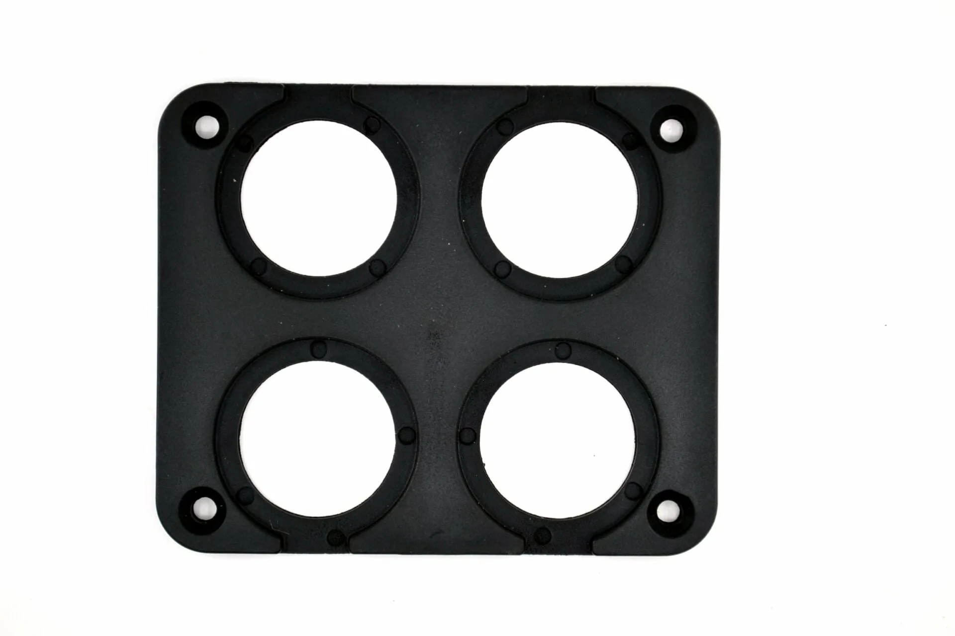 4 Yuvarlak Delikli Pano Montaj Port Plastik Yuva Çakmak USB Panel MT-SK64