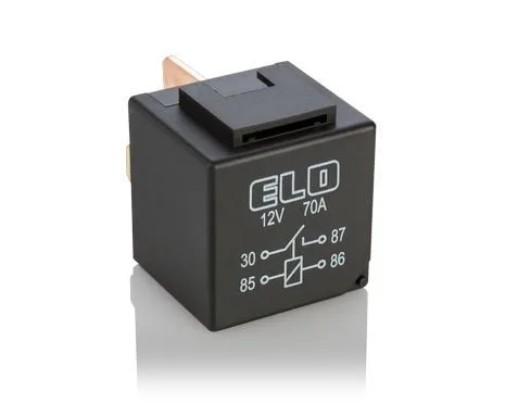 Yüksek Amperli Röle 12V 70A Mini Güç Rölesi 4 Fişli 720170102