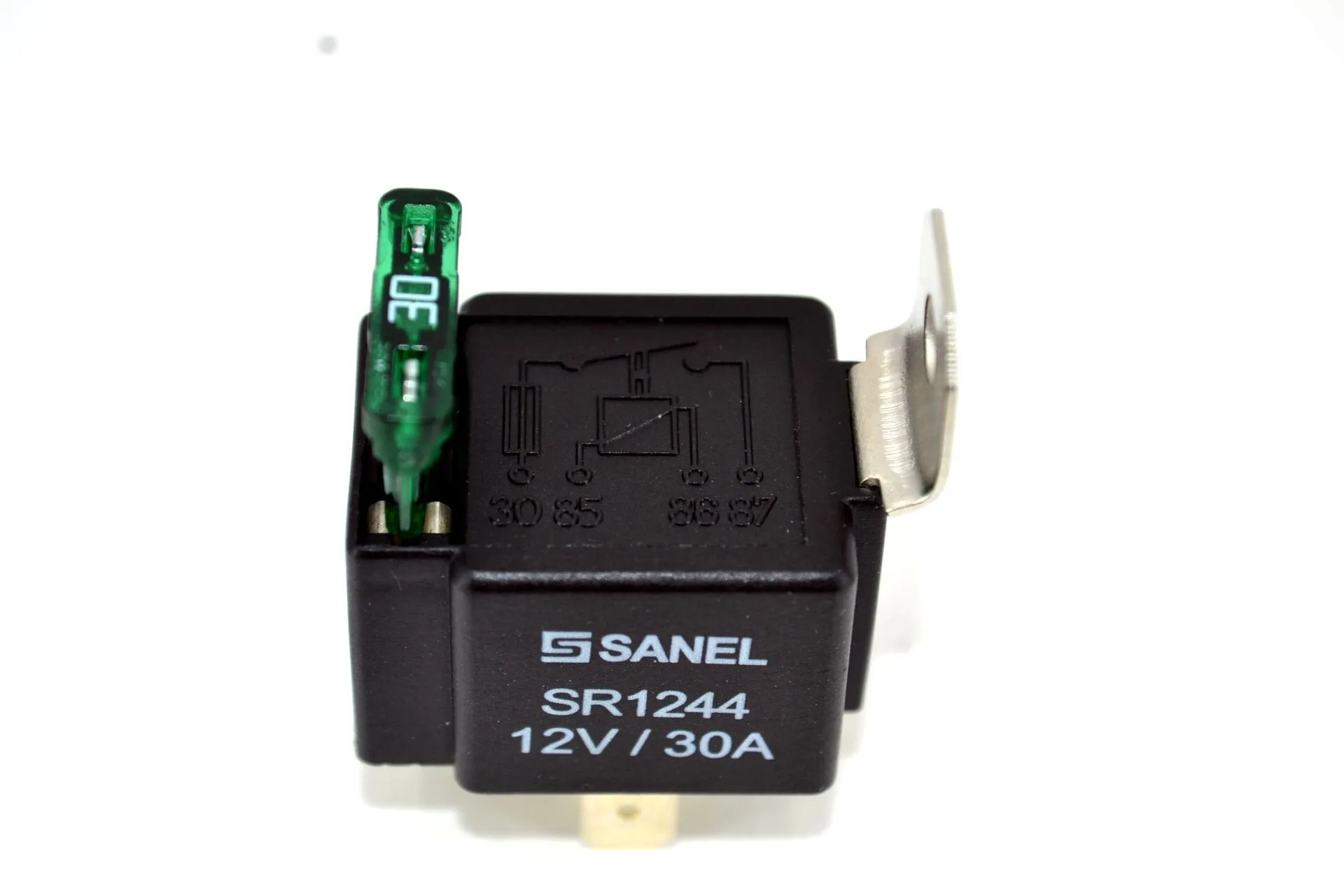 12V 30A Sigortalı Mini Röle 4 Fişli