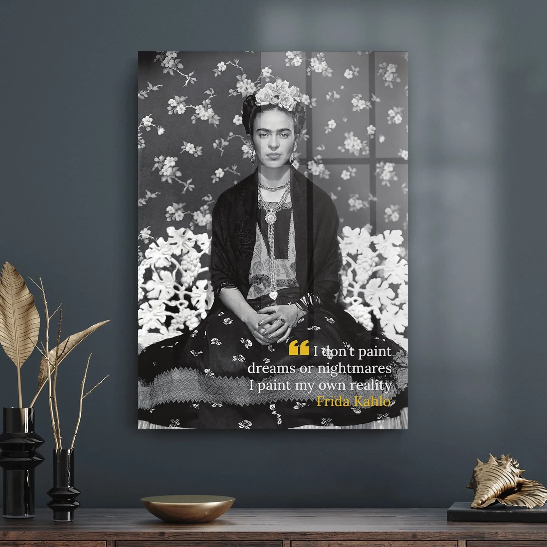 Decovetro Cam Tablo Frida Kahlo 70x100 cm