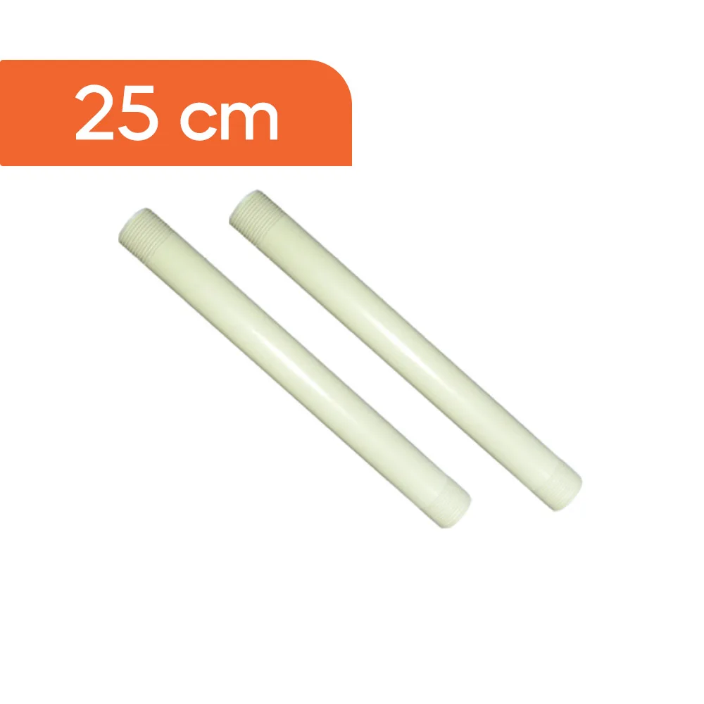 Akplas - PVC 25 Cm Kaval-Uzatma Borusu-Abot-Sprink-Bağlantı
